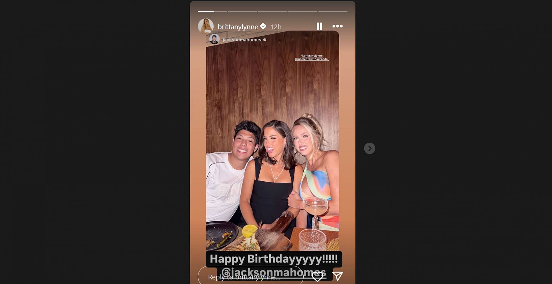 Patrick Mahomes' wife, Brittany's story /@brittanylynne